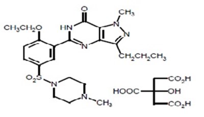 sildenafil-citrate-structure - sildenafil citrate structure