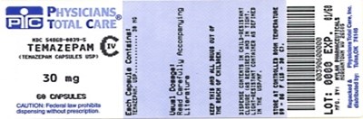 Image Of 30 mg Package Label (0039)