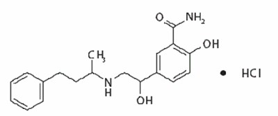 structural formula - labetalol hydrochloride injection usp 1