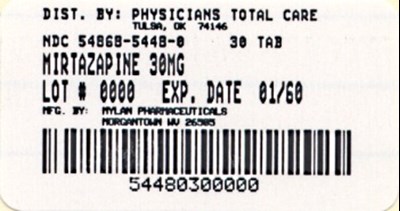 5448.jpg image of 30 mg package label - 5448
