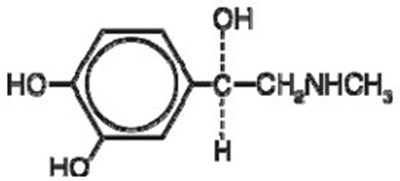 Epinephrine Structural Formula (Image 01)