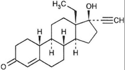 Chemical Structure - levora 01
