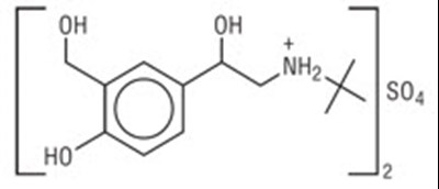 Chemical Structure (Albuterol Sulfate Hfa N021457 1)