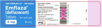 emflaza-14.jpg 6 mg Tablet 100-Count Bottle Label - emflaza 14