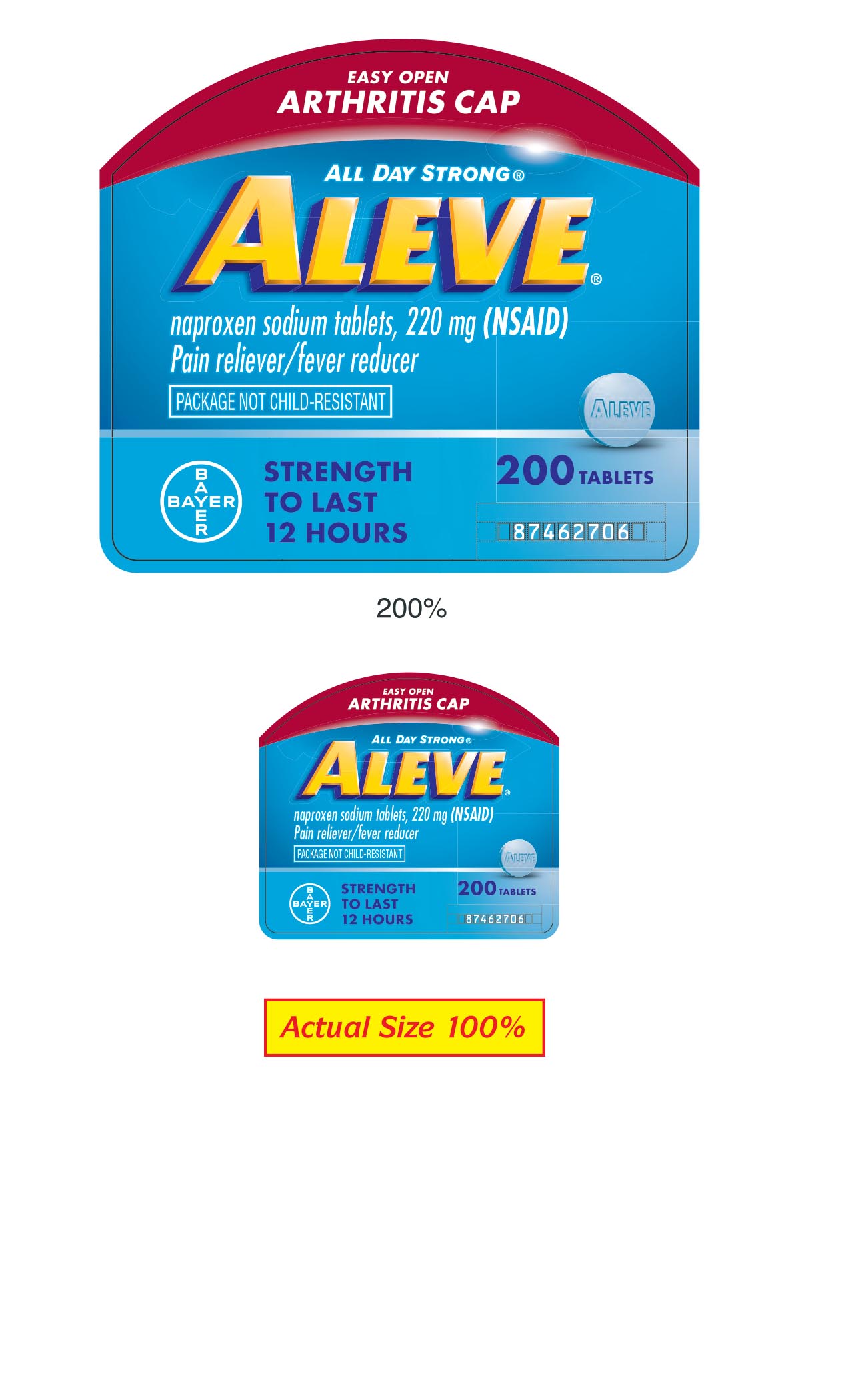 Aleve Tablet - Images NDC 0280-0113