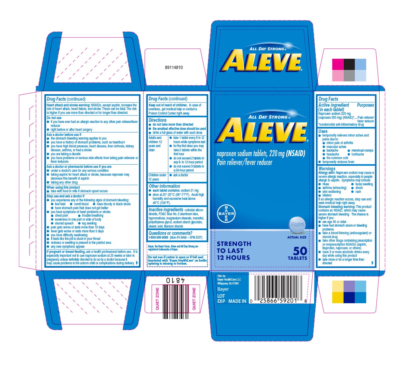 Aleve Tablet - Images NDC 0280-0113