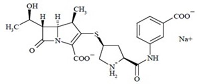 Ertapenem Sodium Chemical Structure (Ertapenem Str)