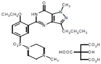 structure - sildenafil structure