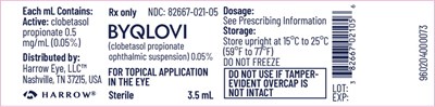 Principal Display Panel (3.5 mL Bottle Label)