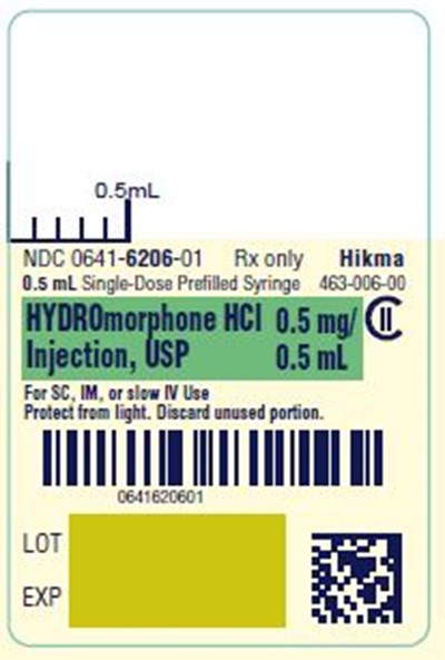 Hydromorphone Pfs 0.5 mg Label (Hydromorphone HCl Injection Usp   Syringe 9)