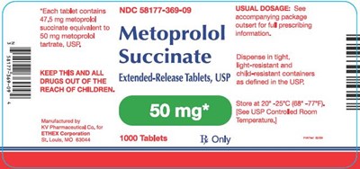 1000 Tablets Bottle Label (Metoprolo Su Er Tb 04)
