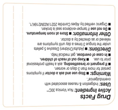 NUX P2 3P - NUX VOMICA 30c P2