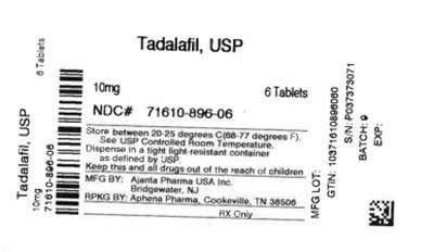 Label - 71610 0896 06