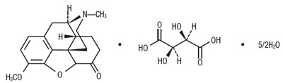 Chemical Structure - hydrocodone 01