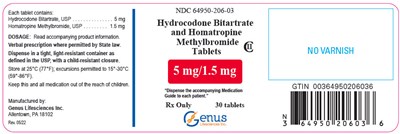 hydrocodone-03.jpg PRINCIPAL DISPLAY PANEL - 30 Tablet Bottle Label - hydrocodone 03