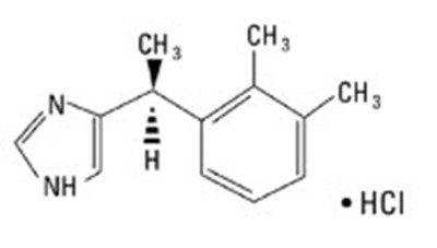 Dexmedetomidine Hydrochloride Structural Formula (Image 01)