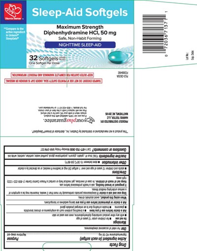 Diphenhydramine 50 mg HCl (Diphenhydramine HCl 50 mg Softgels Pat 1)