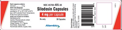 30 Capsules - silodosin 4mg