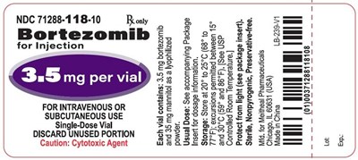 Principal Display Panel – Bortezomib For Injection 3.5 mg Vial Label (Bor02 0002 08 V3)