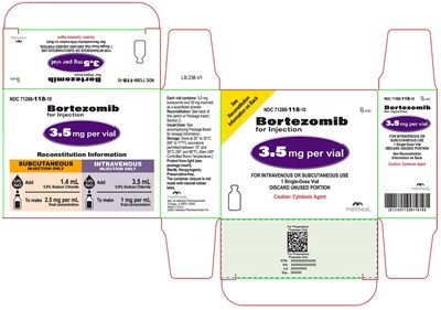 bor02-0002-09-v3.jpg PRINCIPAL DISPLAY PANEL – Bortezomib for Injection 3.5 mg Carton - bor02 0002 09 v3