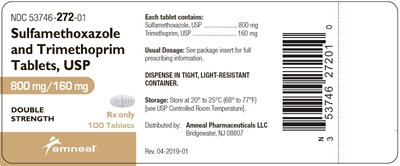 100 Ct. (Sulfamethoxazole And Trimethoprim Tablets Usp 4)