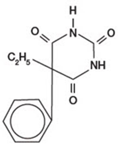 Chemical Structure (Phenobarbital 01)