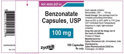 Structured Formula For Benzonatate Capsules (52dc3ff3 F01b 4820 Ba1e B043a5b2c49a 02)