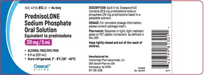 1 - 20mg bottle label