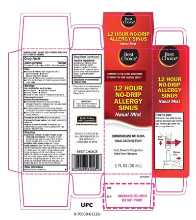 Best Choice No-drip Allergy Sinus Nasal Mist (7j8el Nasal Spray)