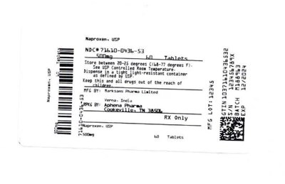 Bottle Label 500 mg (71610 0436 53)
