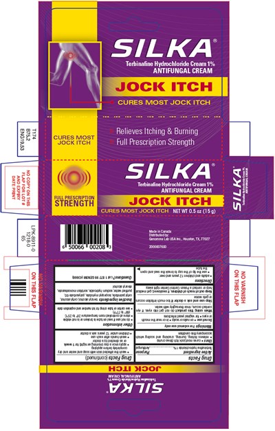 silka-01.jpg PRINCIPAL DISPLAY PANEL - 15 g Tube Carton - silka 01