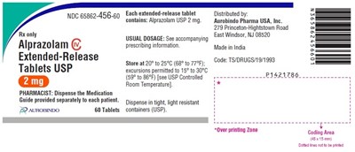 alprazolam-fig3.jpg PACKAGE LABEL-PRINCIPAL DISPLAY PANEL - 2 mg (60 Tablet Bottle) - alprazolam fig3