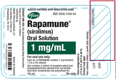 rapamune-14.jpg PRINCIPAL DISPLAY PANEL - 60 mL Bottle Label - rapamune 14