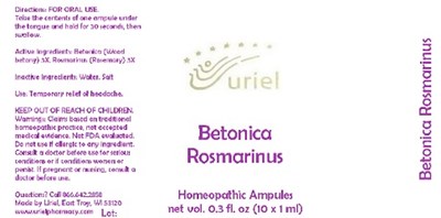 Betonicarosmarinusampules