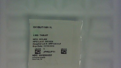 Oxybutynin Xl 5 mg Tablet Label (6918966051)