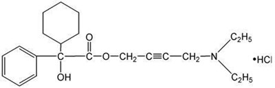 Oxybutynin Chloride Structural Formula (Structure)
