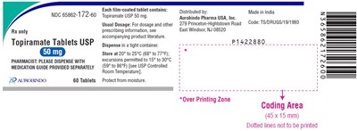 topiramate-fig4.jpg PACKAGE LABEL-PRINCIPAL DISPLAY PANEL - 50 mg (60 Tablets Bottle) - topiramate fig4