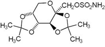 topiramate-str.jpg chemical structure - topiramate str
