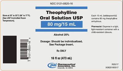 473 mL bottle label - theophylline 02