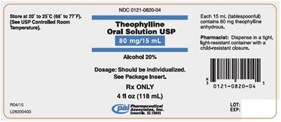118 mL bottle label - theophylline 03