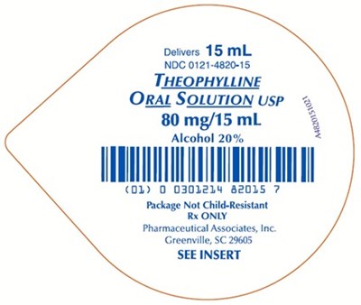 15 mL unit dose cup label - theophylline 04