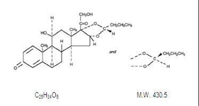 Chemical Structure For Budesonide (Image 1)