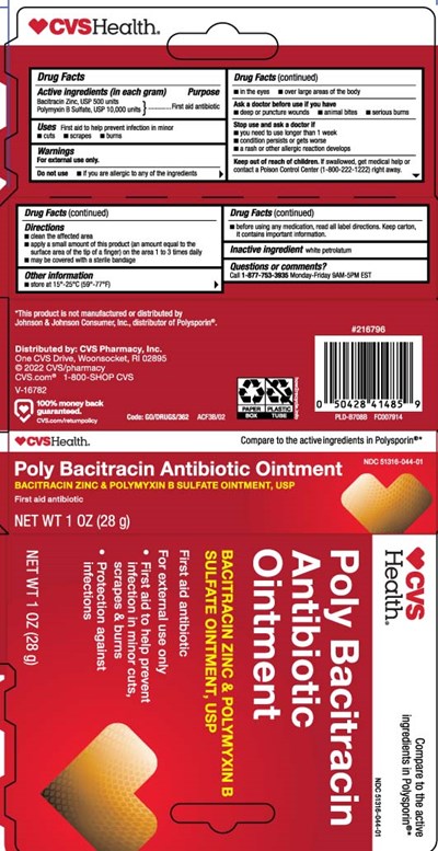 Bacitracin Zinc, Usp 500 Units, Polymyxin B Sulfate, Usp 10,000 Units (Double Antibiotic Ointment Ene 1)