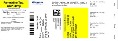 Famotidine Tab Usp 20mg (Famotidine 20mg)