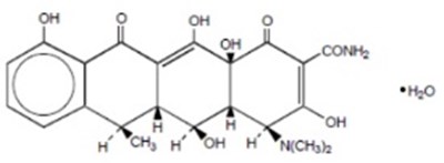 Chemical Structure - doxycycline 01