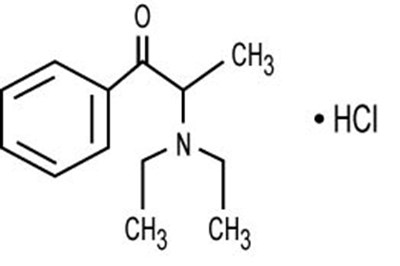 diethylpropion-hcl-1.jpg Diethylpropion Hydrochloride chemical structure - diethylpropion hcl 1