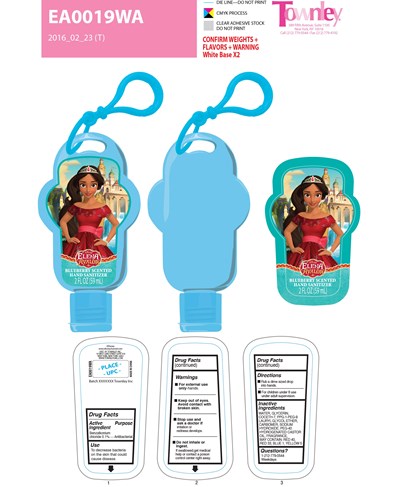 sanitizer label - elena