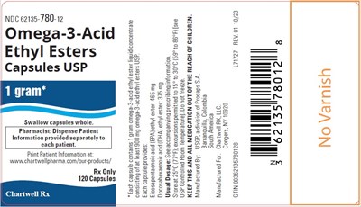 Image Description (Omega 3 Acid Ethyl Esters Label)