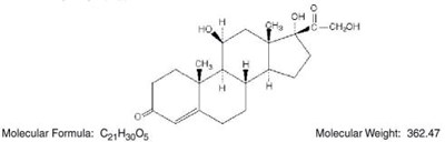 Structural Formula (Hydrocortisone Cream Ointment 01)