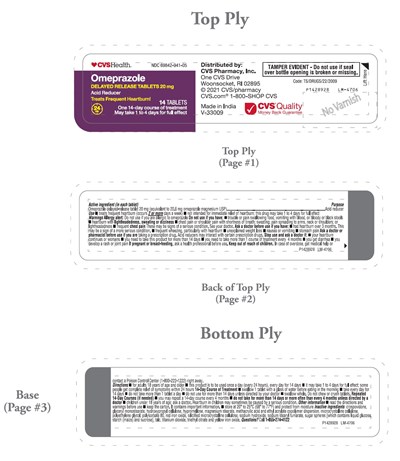 PACKAGE LABEL-PRINCIPAL DISPLAY PANEL - 20 mg (14 Tablet Bottle) - omeprazole fig1